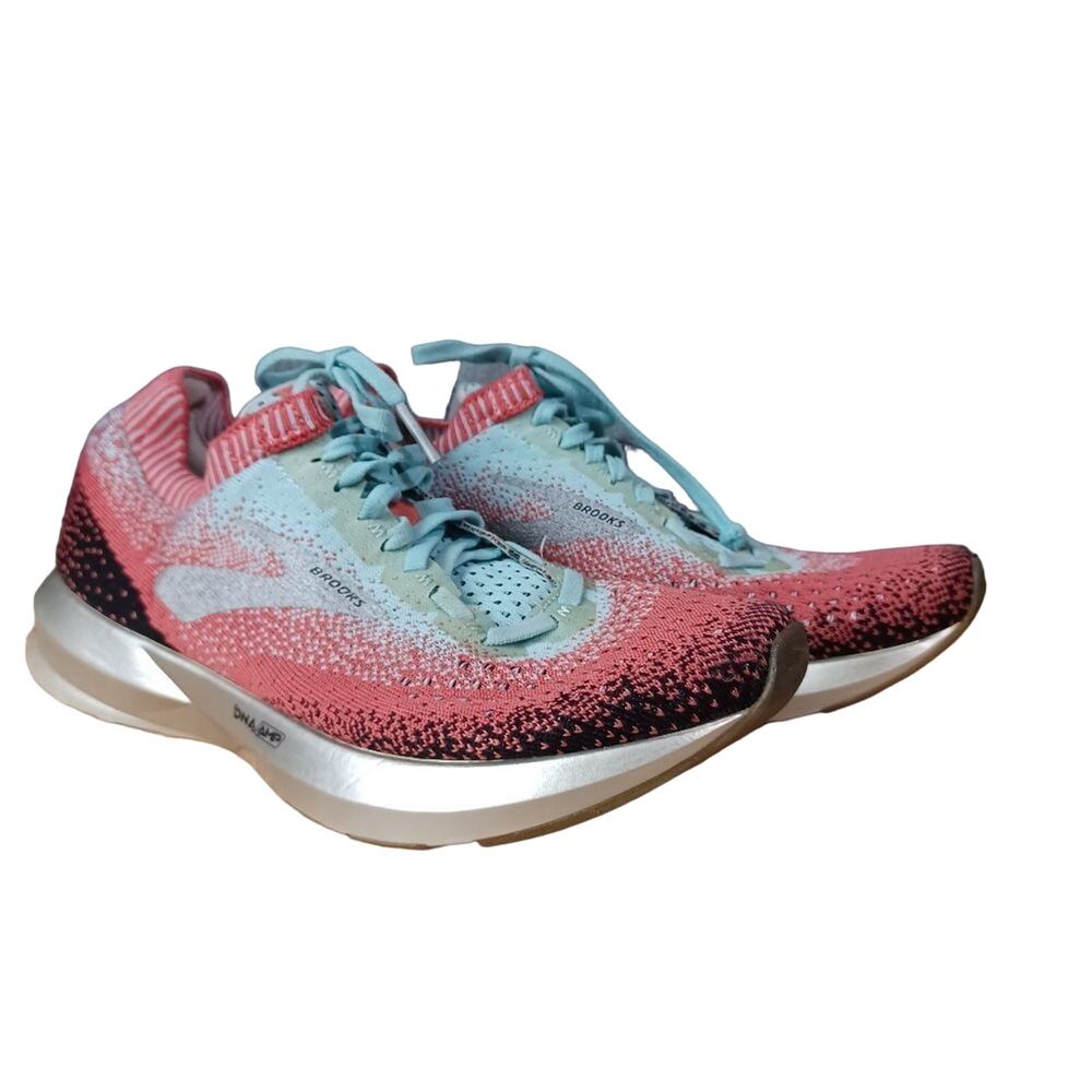 Brooks Women's Gradient Pink and Light Blue Running Shoes